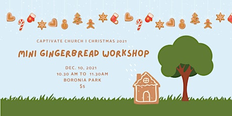 Mini gingerbread house workshop primary image