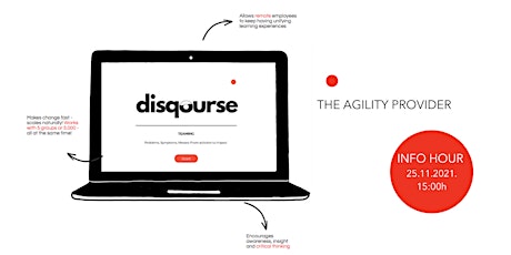 Hauptbild für Infostunde: disqourse - The Agility Provider