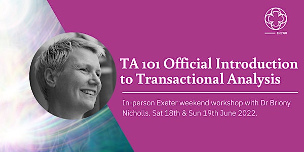 TA 101 Official Introduction to Transactional Analysis in Exeter