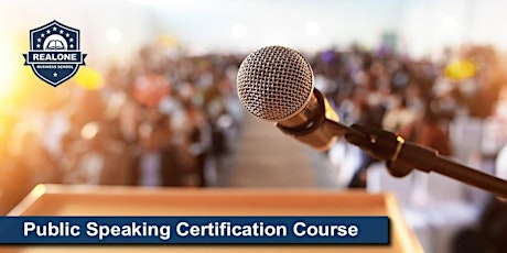 Public Speaking Certification Course tickets