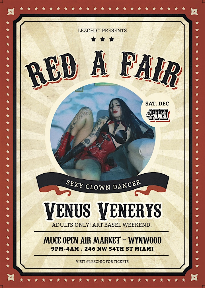 
		Lezchic's 2nd Annual RED A FAIR - ADULTS ONLY Circus image
