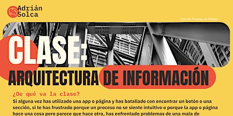 Imagen principal de CLASE: ARQUITECTURA DE INFORMACIÓN