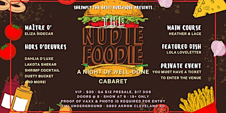 The Nudie Foodie: A Night of Well-Done Cabaret
