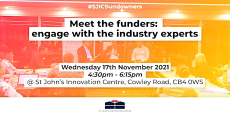 Meet the funders: engage with the industry experts primary image