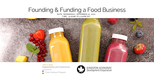 Founding & Funding a Food Business