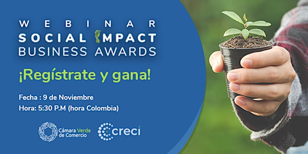 Webinar-Invitación Premios Creci Social Impact Business Awards
