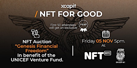 Imagen principal de NFT auction in benefit of UNICEF Venture Fund