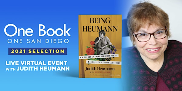 One Book, One San Diego Teen Event with Judith Heumann