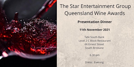 The Star Entertainment Group - Queensland Wine Awards - Presentation Dinner primary image