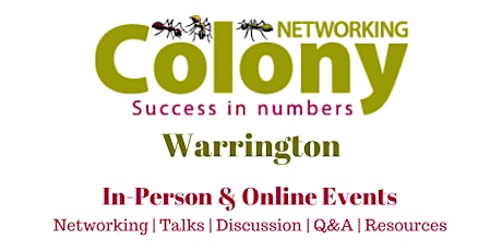 Colony Warrington - Networking and Speaker Event tickets