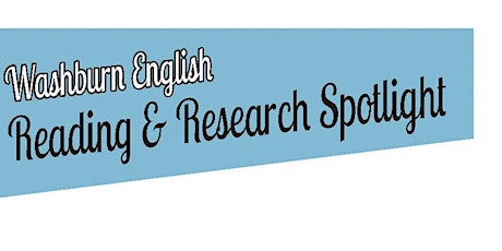 Washburn English Faculty Reading and Research Spotlight primary image