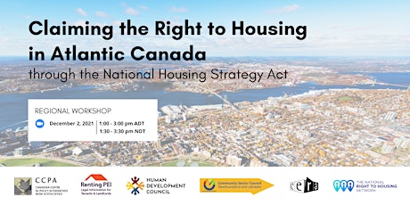 Claiming the Right to Housing in Atlantic Canada primary image
