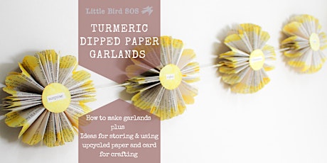 Turmeric Dipped Paper Garlands primary image
