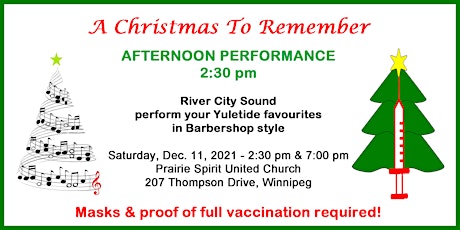 A Christmas To Remember - AFTERNOON Performance primary image