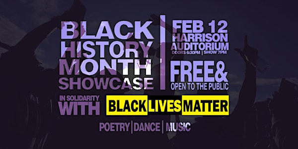 Black History Month Community Showcase: #BlackLivesMatter