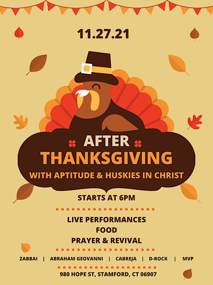 After Thanksgiving with APTITUDE & Huskies in Christ image