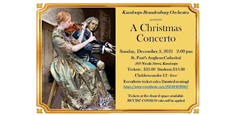 A CHRISTMAS CONCERTO (Sales have ended, only a few cash seats at the door)