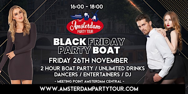 Black November  Friday Party Boat