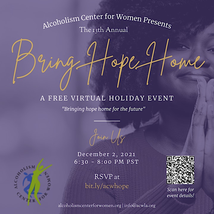 ACW's 13th Annual Bring Hope Home: A Free Virtual Event image