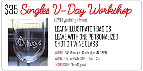 Valentine's Day Singles Workshop! Ages 21+ primary image