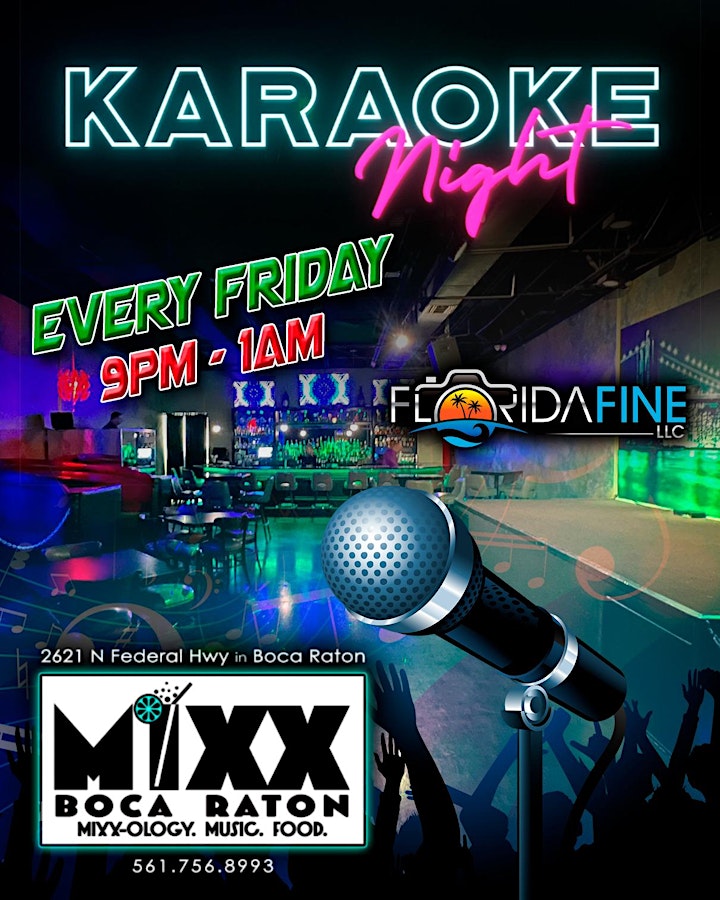 Tuesdays - Karaoke & DJ @ MIXX Boca Raton Night Club (Downtown) image
