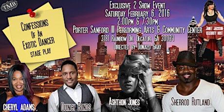 SHERROD RUTLAND'S “CONFESSIONS OF AN EXOTIC DANCER” THE STAGE PLAY (1ST SHOW) primary image