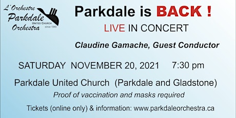 Image principale de Parkdale is Back!