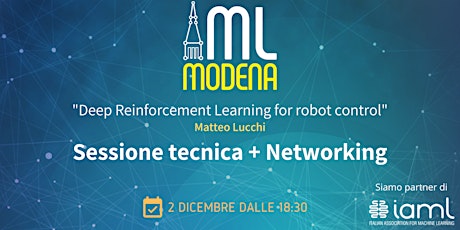 Machine Learning Modena Meetup Dicembre 2021 primary image