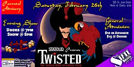 Twisted -  The Untold Story of a Royal Vizier **EVENING SHOW** tickets
