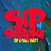 Sip 'N Stroke | Birmingham's Logo