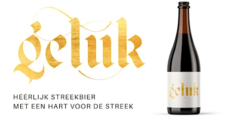 Primaire afbeelding van Bierverkoop: GELUK Rotaract Kortrijk 2021 - fles met 2 glazen