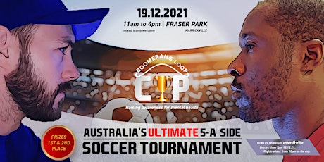 The Boomerang Loop Au Cup  5 - A Side Tournament at Fraser Park primary image