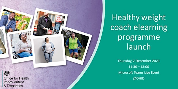 Healthy weight coach elearning programme launch