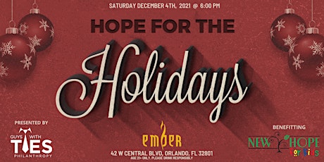 Hauptbild für Hope for the Holidays - presented by Guys with Ties Philanthropy