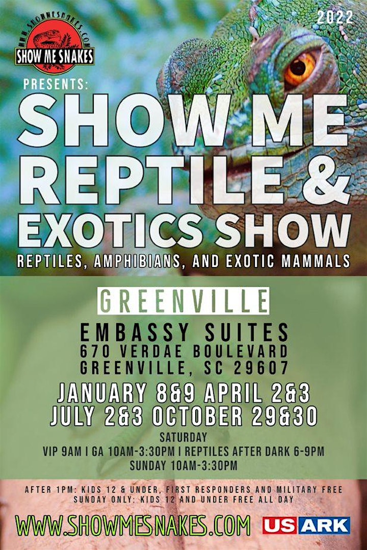 Greenville Reptile Expo Show Me Reptile & Exotics Show image