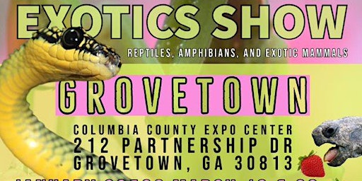 Grovetown Reptile Expo Show Me Reptile & Exotics Show