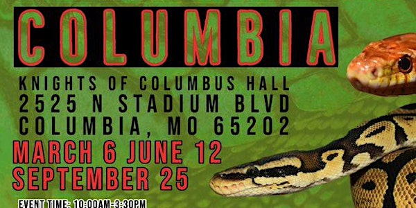 Columbia Reptile Expo Show Me Reptile & Exotics Show