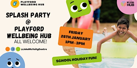 School Holidays Splash Party @ Playford Wellbeing Hub tickets