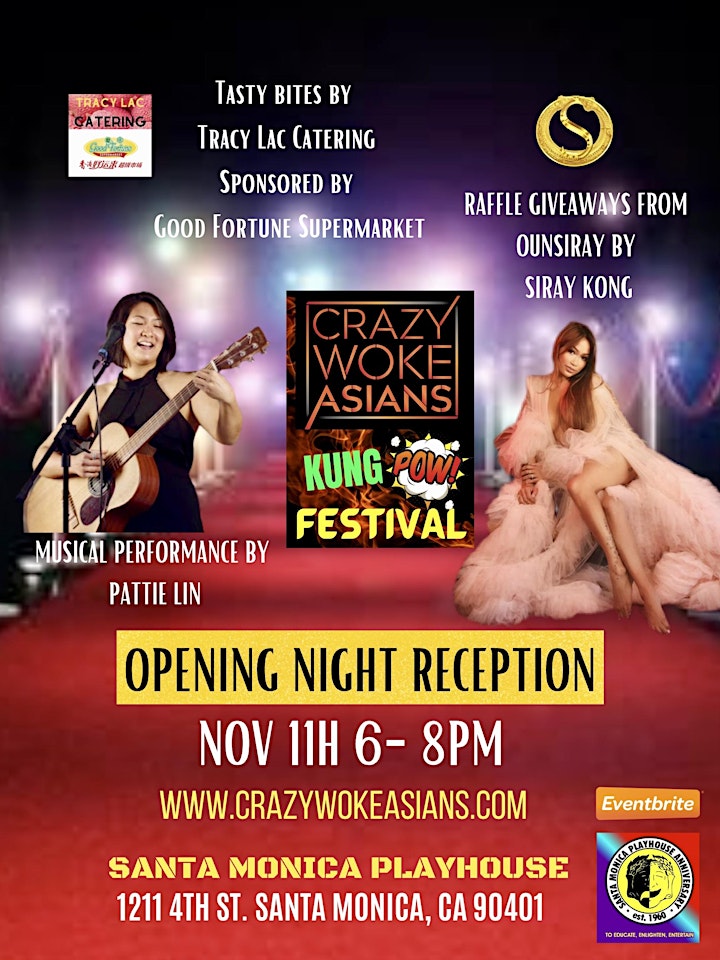 Crazy Woke Asians Kung POW Festival Opening Night Reception image