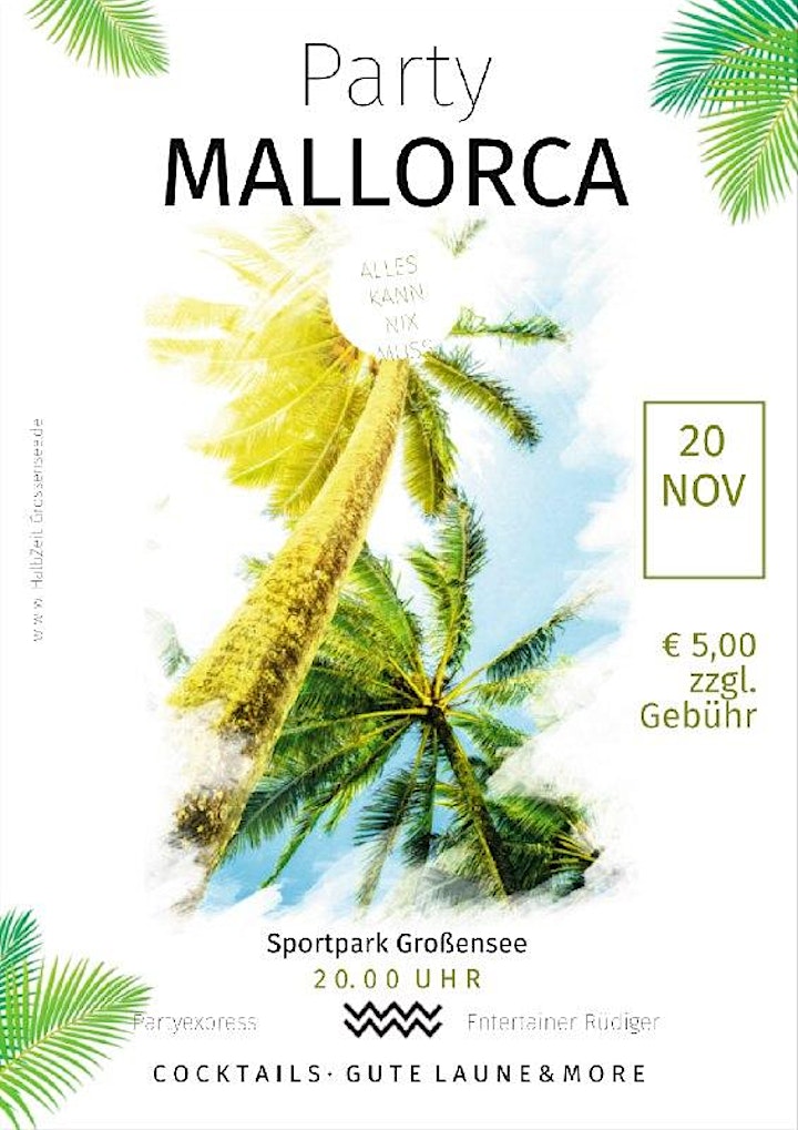 
		Party Mallorca im Sportpark Großensee: Bild 
