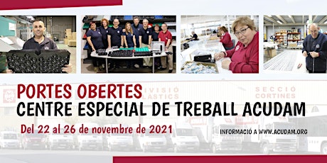 Imagen principal de PORTES OBERTES DEL CENTRE ESPECIAL DE TREBALL ACUDAM