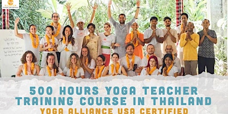 500 Hours Yoga Teacher Training Course In Thailand tickets
