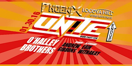 UN!TE at The EndUp - 01.30.16 - PhoeniX #PNXSF + Locoya Hill Entertainment - O'Halley Brothers + Andrew Gibbons + Erik Withakay primary image