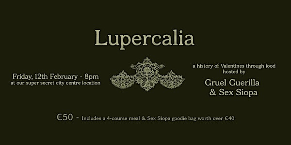 Lupercalia - A History of Valentines through Food