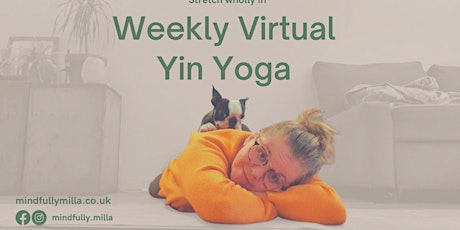 Weekly Virtual Yin Yoga tickets