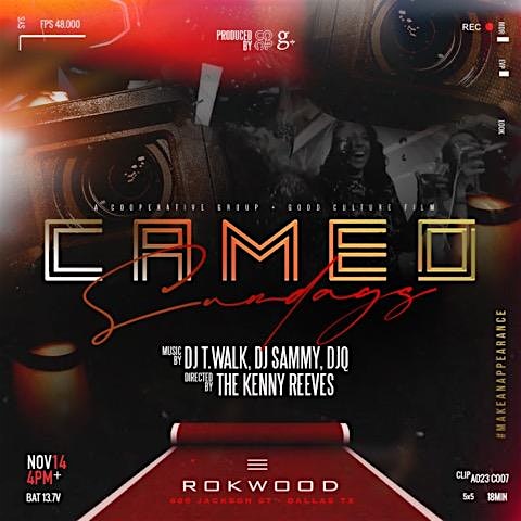 CAMEO SUNDAYS  @ ROKWOOD!