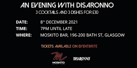 Dinner with Disaronno tickets