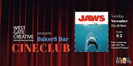 Bakers Bar Cineclub - Jaws primary image