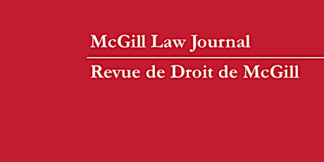 McGill Law Journal Symposium: Indigenous Law and Legal Pluralism primary image