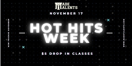 Hot Hits Week - $5 Dance Classes primary image